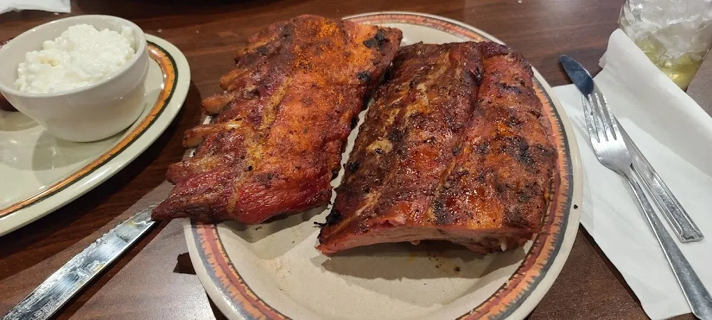 Full Rack of Ribs with 2 Sides