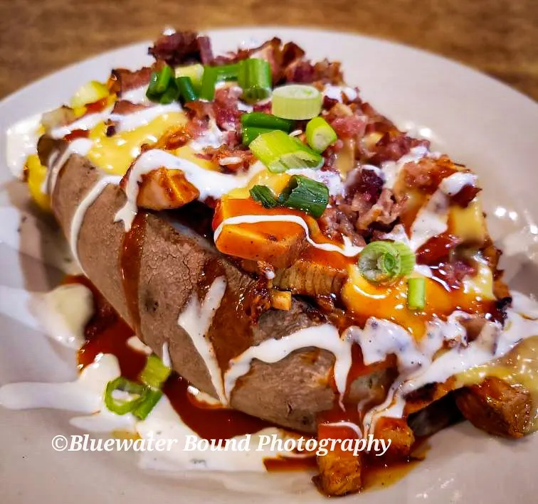 Loaded BBQ Baked Potato